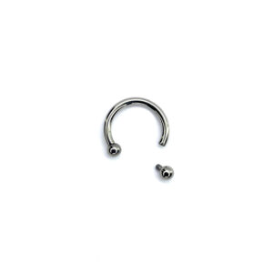 Aro semicerrado CBB rosca interna - Polished - 1.6x10mm