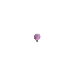 Bolas para lengua o pezón - Opalo morado - 1.2x5mm