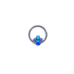 Clicker Frontal CBR 4 Ópalos Azules - Azul- 1.2x10mm
