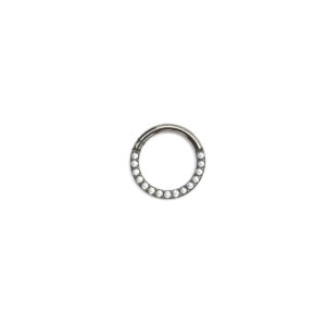 Clicker Frontal Perlas - Blanco - 1.2x8mm