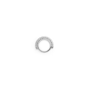 Clicker Frontal Doble fila Zirconias - Blanco - 1.2x8mm