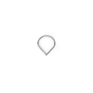 Clicker frontal gota - Polished - 1.2x10mm