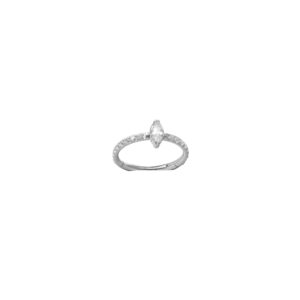 Clicker lateral Zirconia Rombo - Blanco y Polished - 1.2x10mm