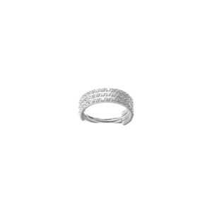 Clicker lateral triple filas zirconias - Blanco - 1.2x10mm