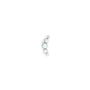 Cluster 5 Piedras Opalo Blanco - Blanco - 0.9x10mm