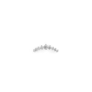 Cluster 9 Zirconias Blancas - Blanco - 0.9x7mm