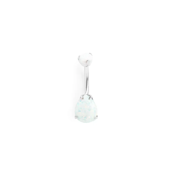 Piercing para el ombligo ópalo
