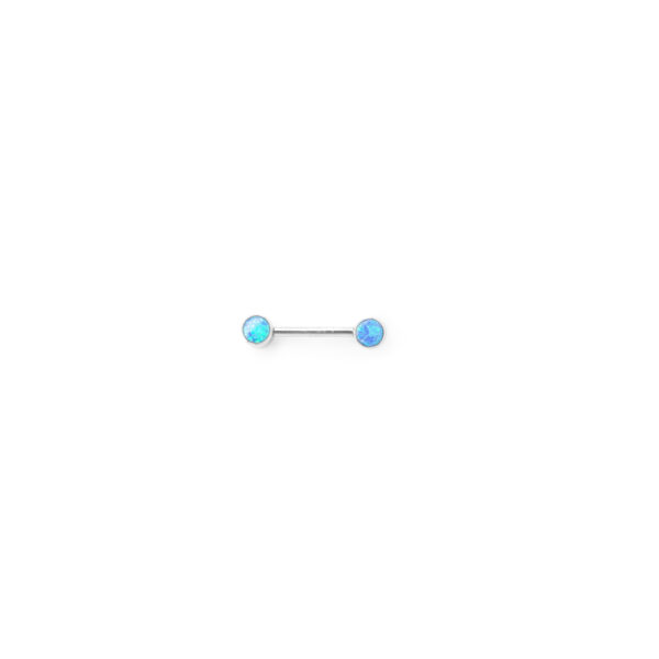 Pezón opalo azul - Azul - 12x4mm