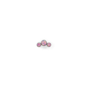 Tiara Top Trio ópalo rosa - Rosa - 0.9x10mm