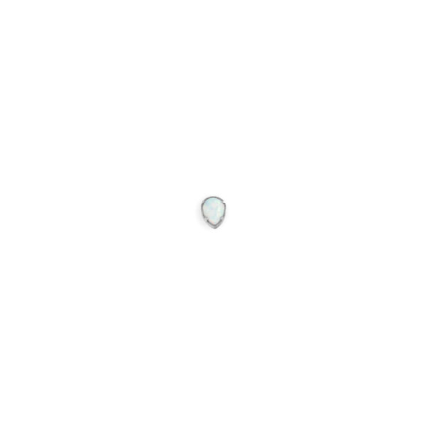 Top Gota Opalo Blanco - Blanca - 0.9x5mm