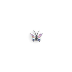 Top Mariposa Zirconia Colores AB - Multicolor - 0.9x6mm