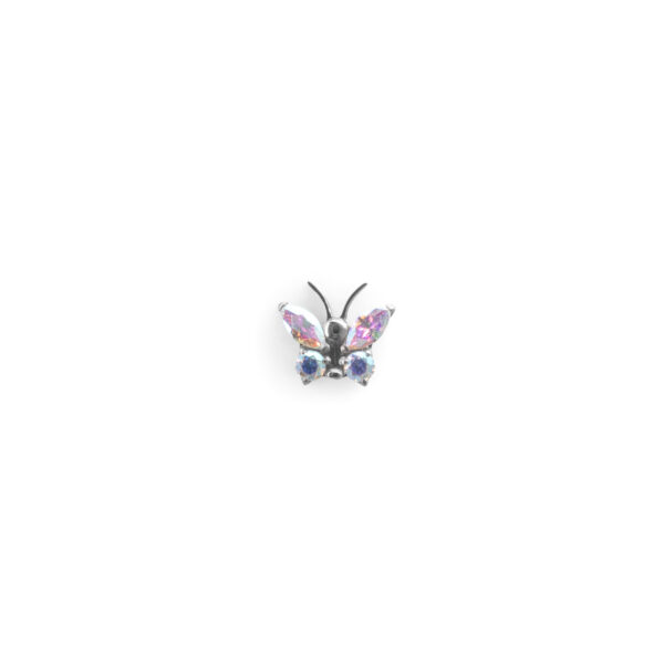 Top Mariposa Zirconia Colores AB - Multicolor - 0.9x6mm