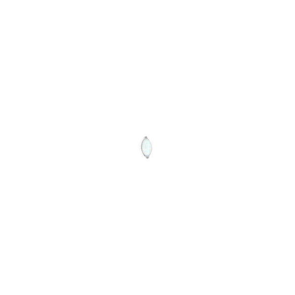 Top Marquise Ópalo Blanco - Blanca - 0.9x3mm