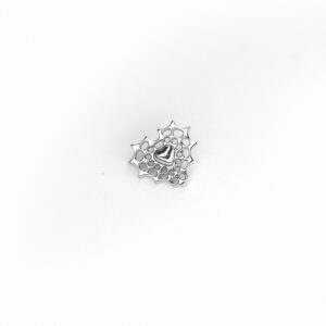 Top corazón tela de araña - Polished - 0.9x5mm