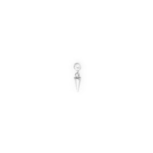 Top zirconia blanca colgante cono (Spike) - Blanca - 0.9x3mm